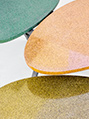 Tables en granito de diverses couleurs